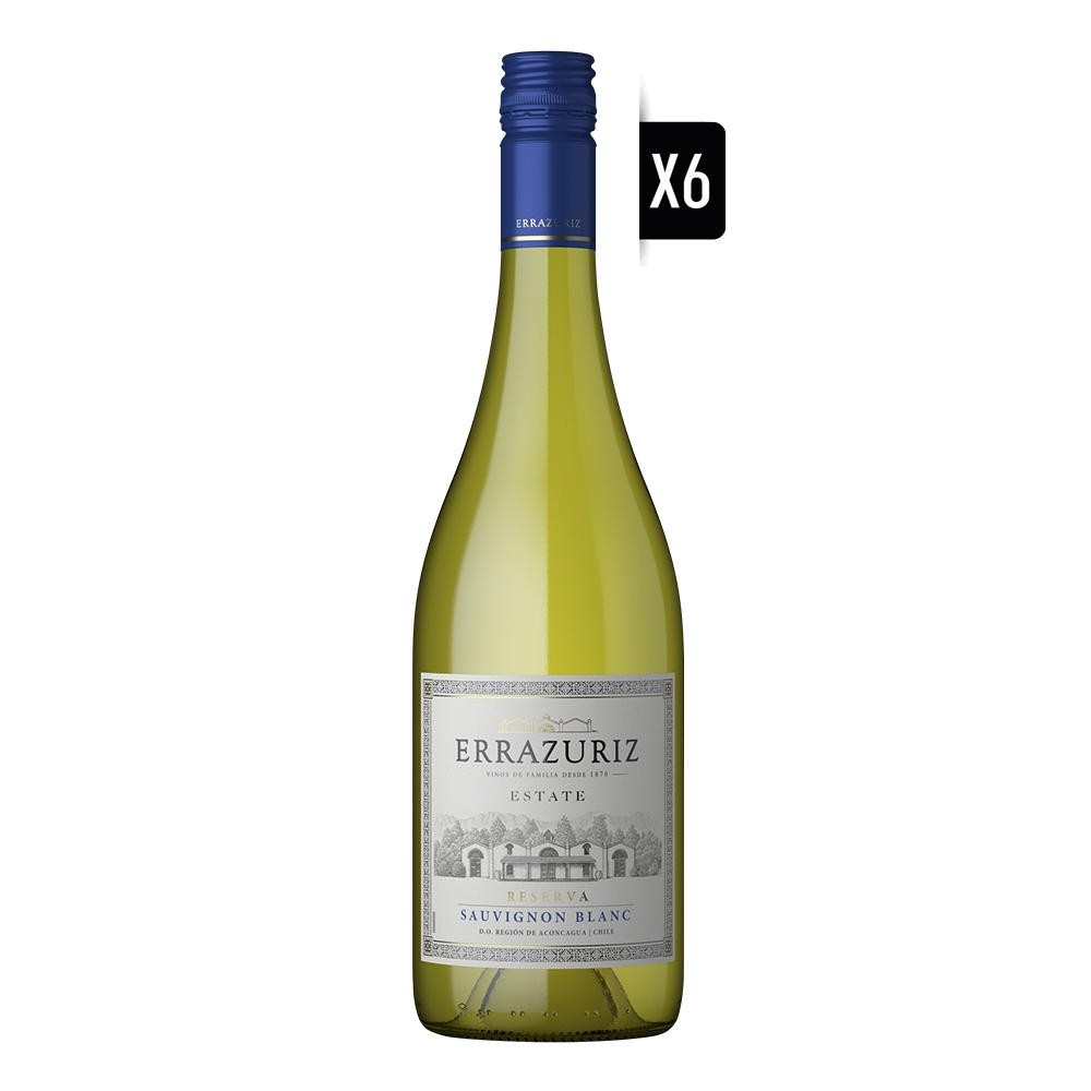 Pack Vino 6x Estate Reserva Sauvignon Blanc 750cc