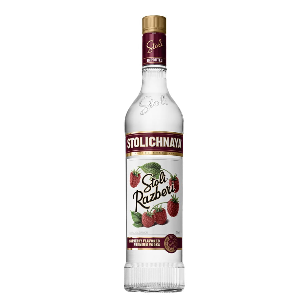 Vodka Stolichnaya Razberi 750cc