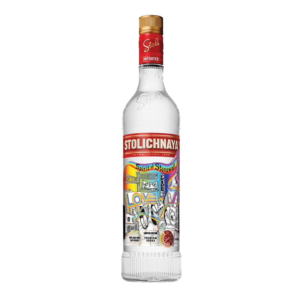 Vodka Stoli Stonewall Lgbt 1000cc