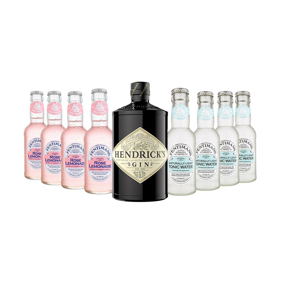 Pack Cóctel Gin Hendricks + 8x Fentimans