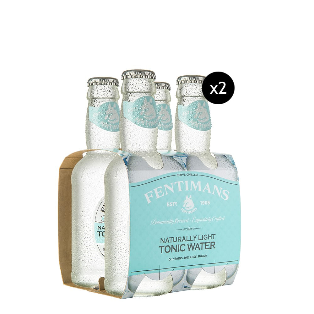 Pack Agua Tónica 8x Fentimans Light Tonic Water 200cc