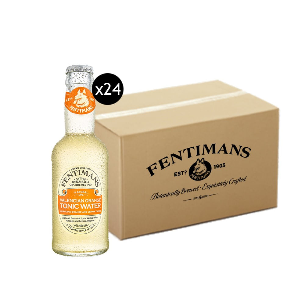 Pack Agua Tónica 24x Fentimans Valencian Orange Tonic Water 200cc