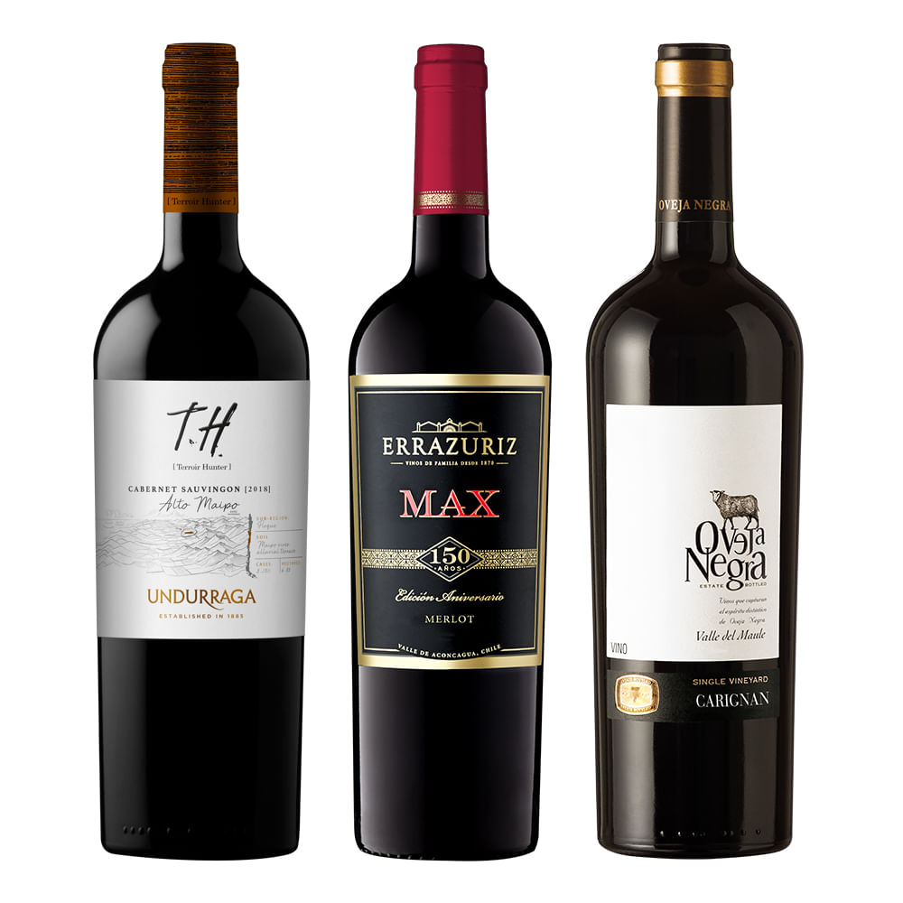 Pack Vinos 100% Imprescindibles 750cc
