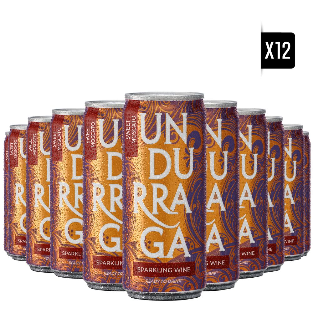 Pack Espumante 12x Undurraga Sweet Moscato RTD 250cc