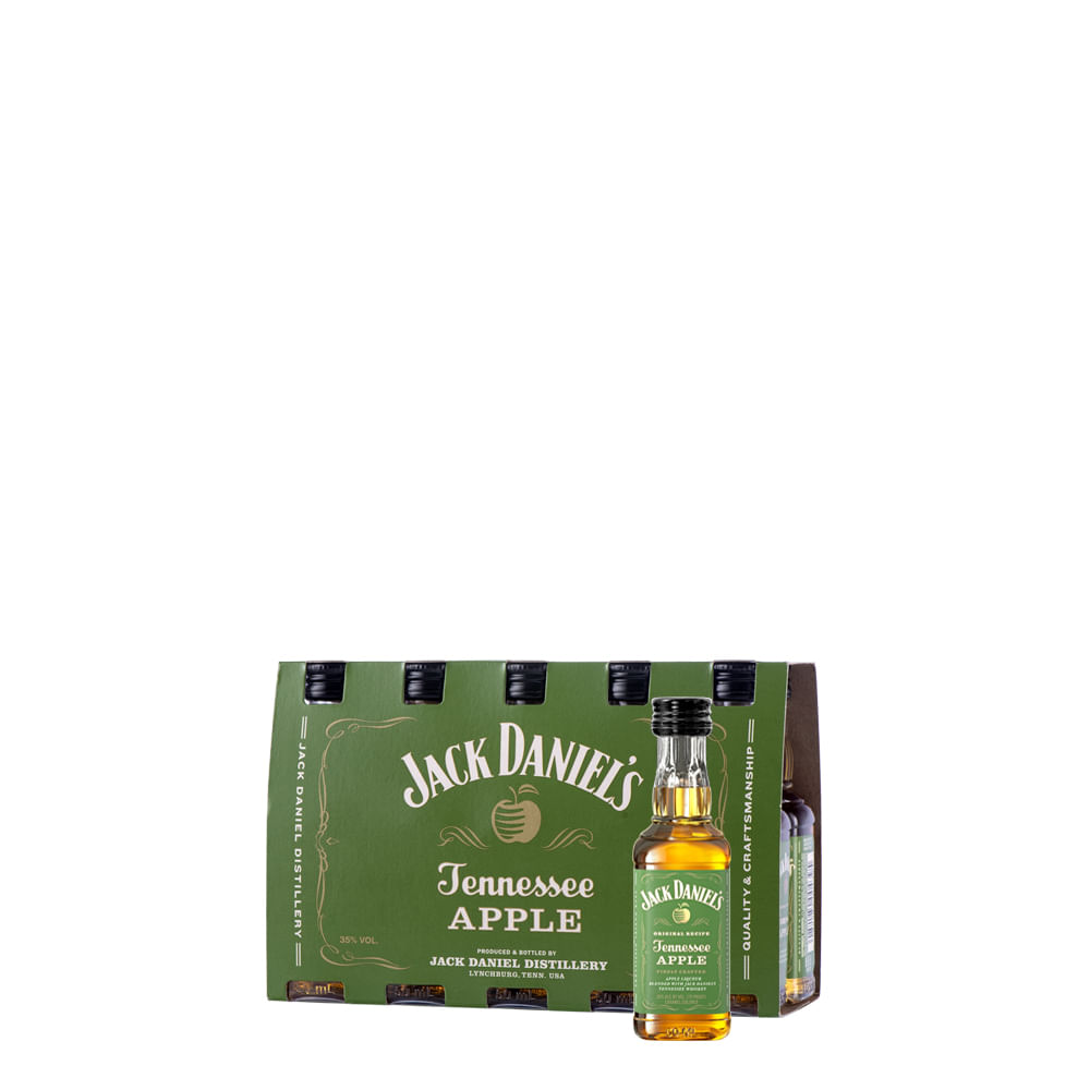 Pack Miniatura Whiskey Jack Daniel´s Apple x 10