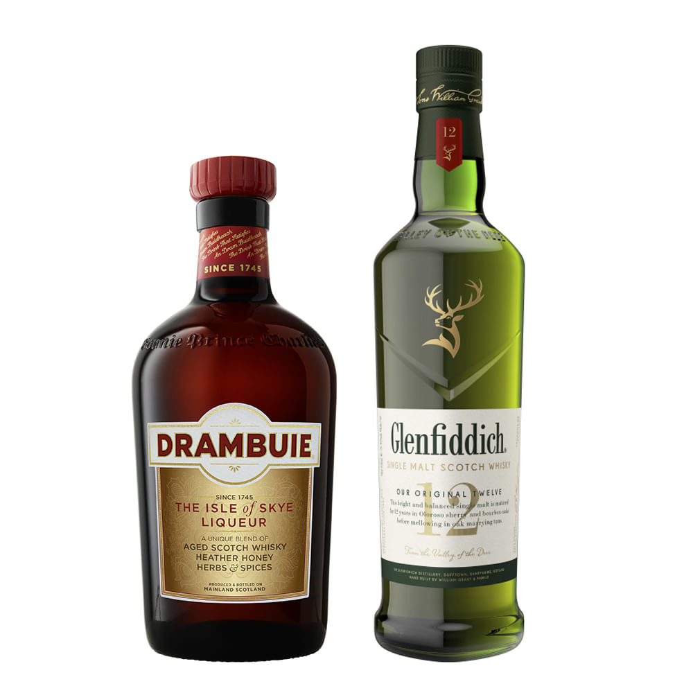 Clavo Oxidado: Drambuie + Glenfiddich 12 Años  750cc