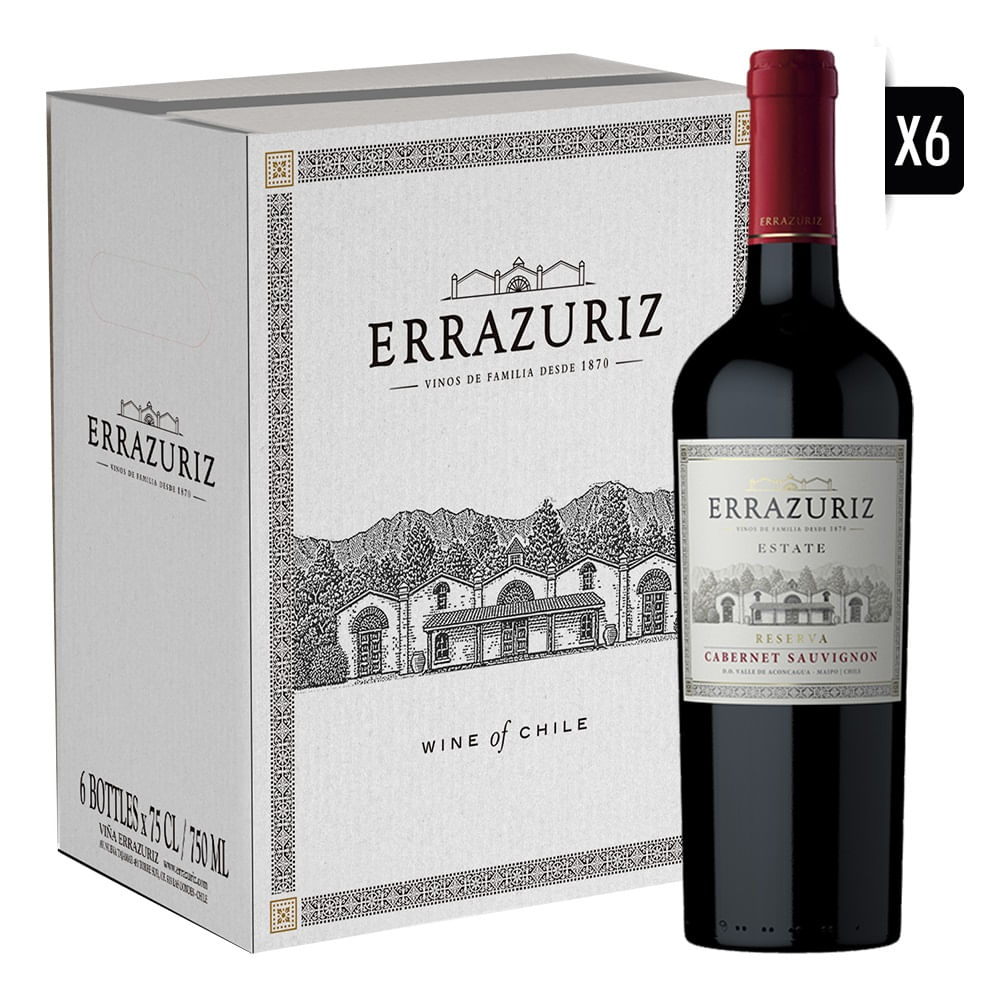 Pack 6x Estate Reserva Cabernet Sauvignon 750cc
