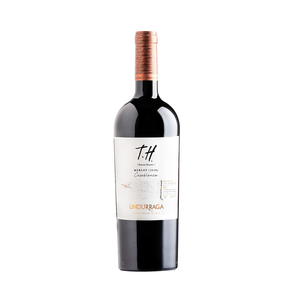 Vino Undurraga T.H. Merlot Casablanca 750cc