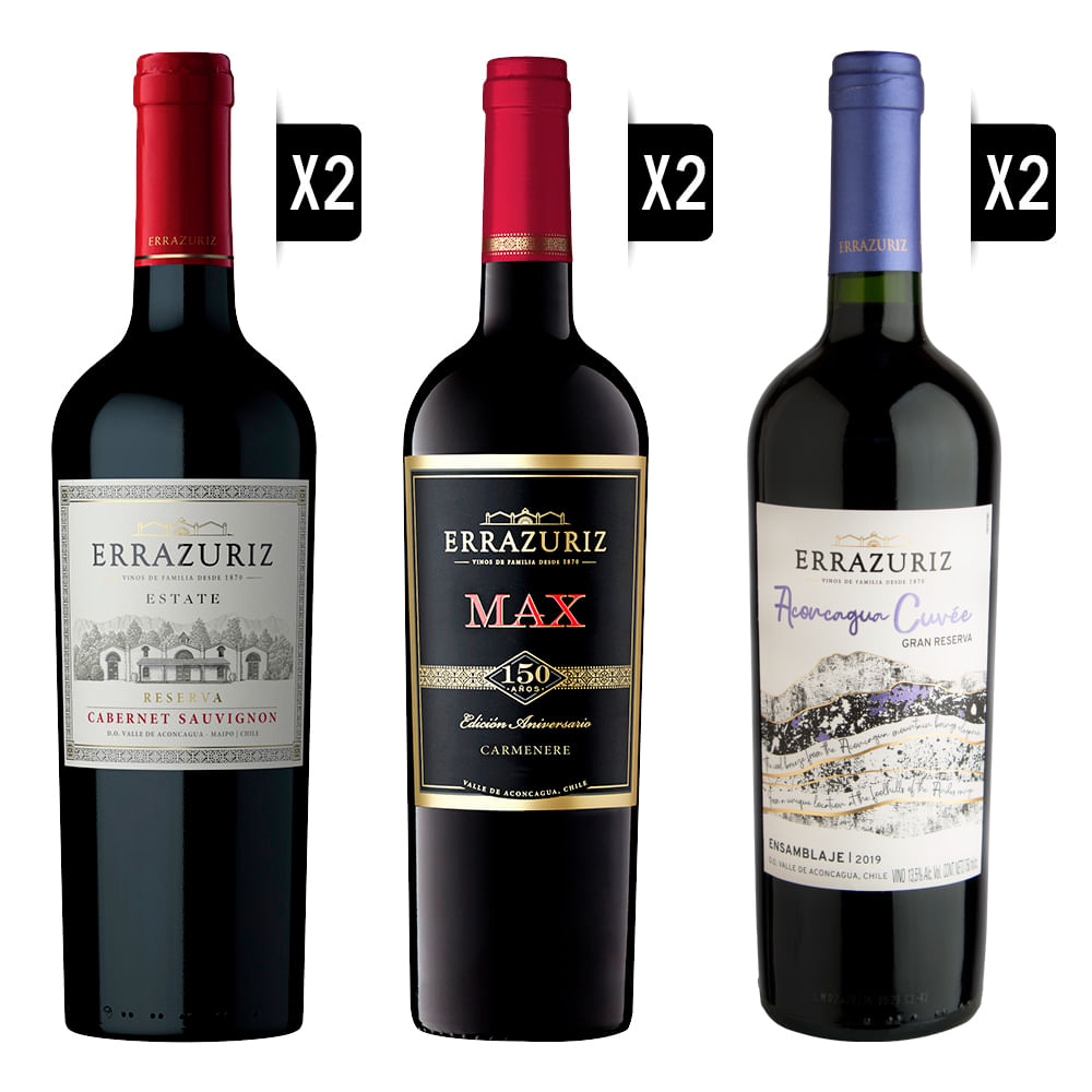 Pack 6x Vino Errazuriz