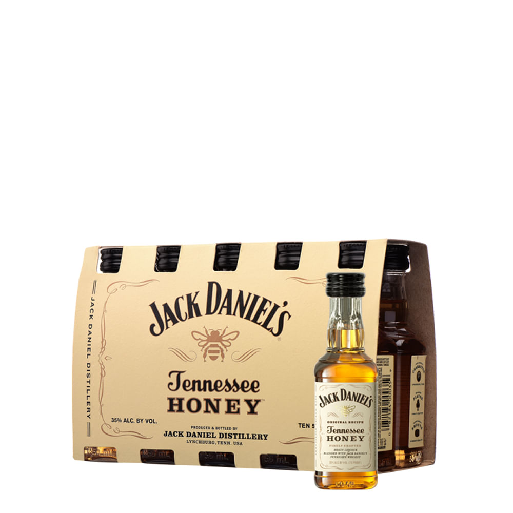 Pack 10x Miniatura Whiskey Jack Daniel´s Honey 50cc