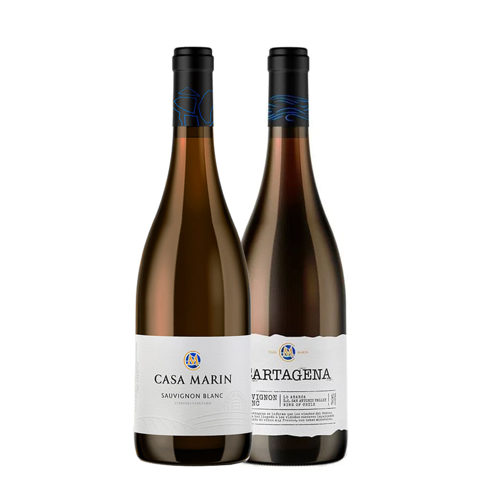 Pack Vino Casa Marin: Cartagena Sauvignon Blanc + Cipreses Vineyard Sauvignon Blanc