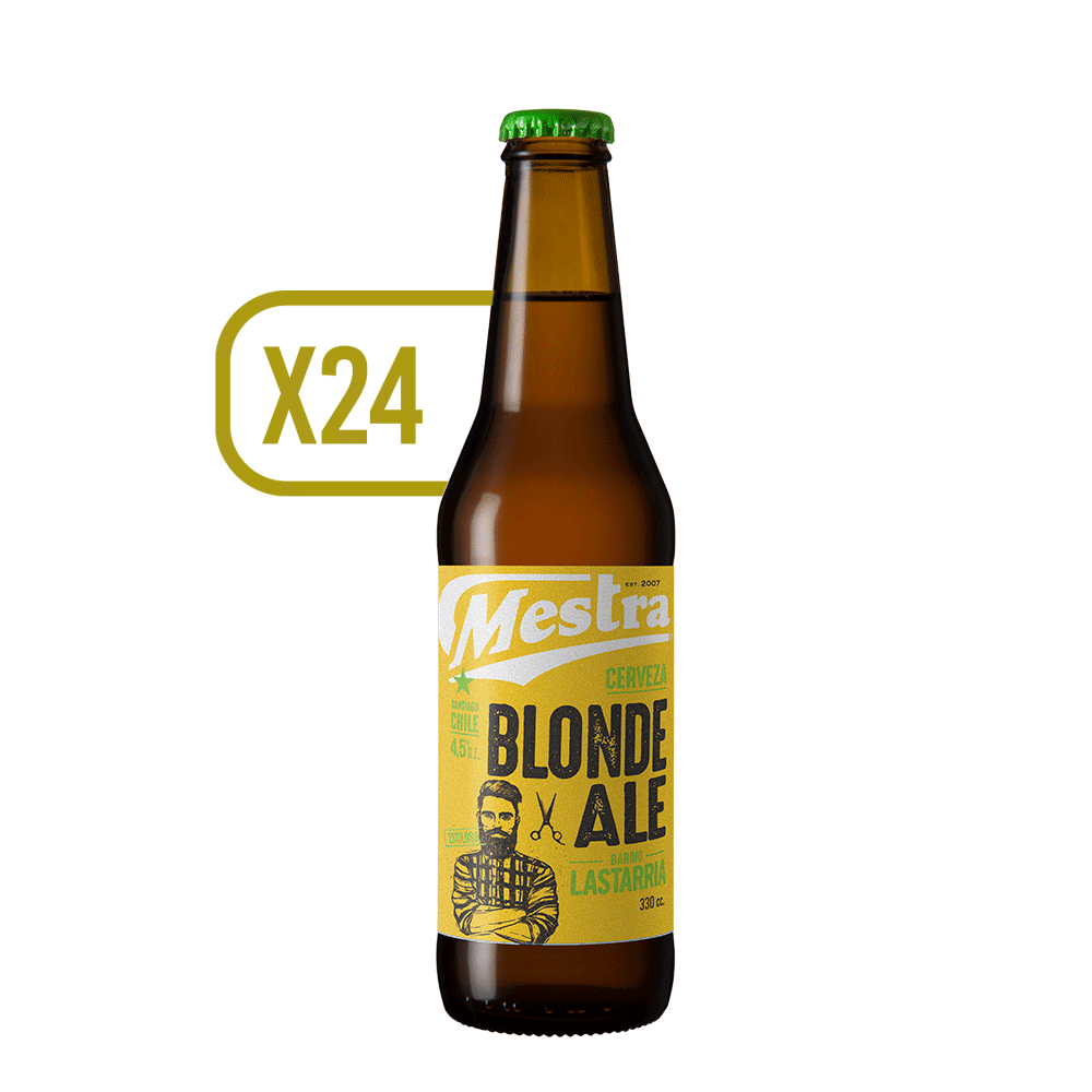 Pack 24x Cerveza Mestra Blonde Ale 330cc