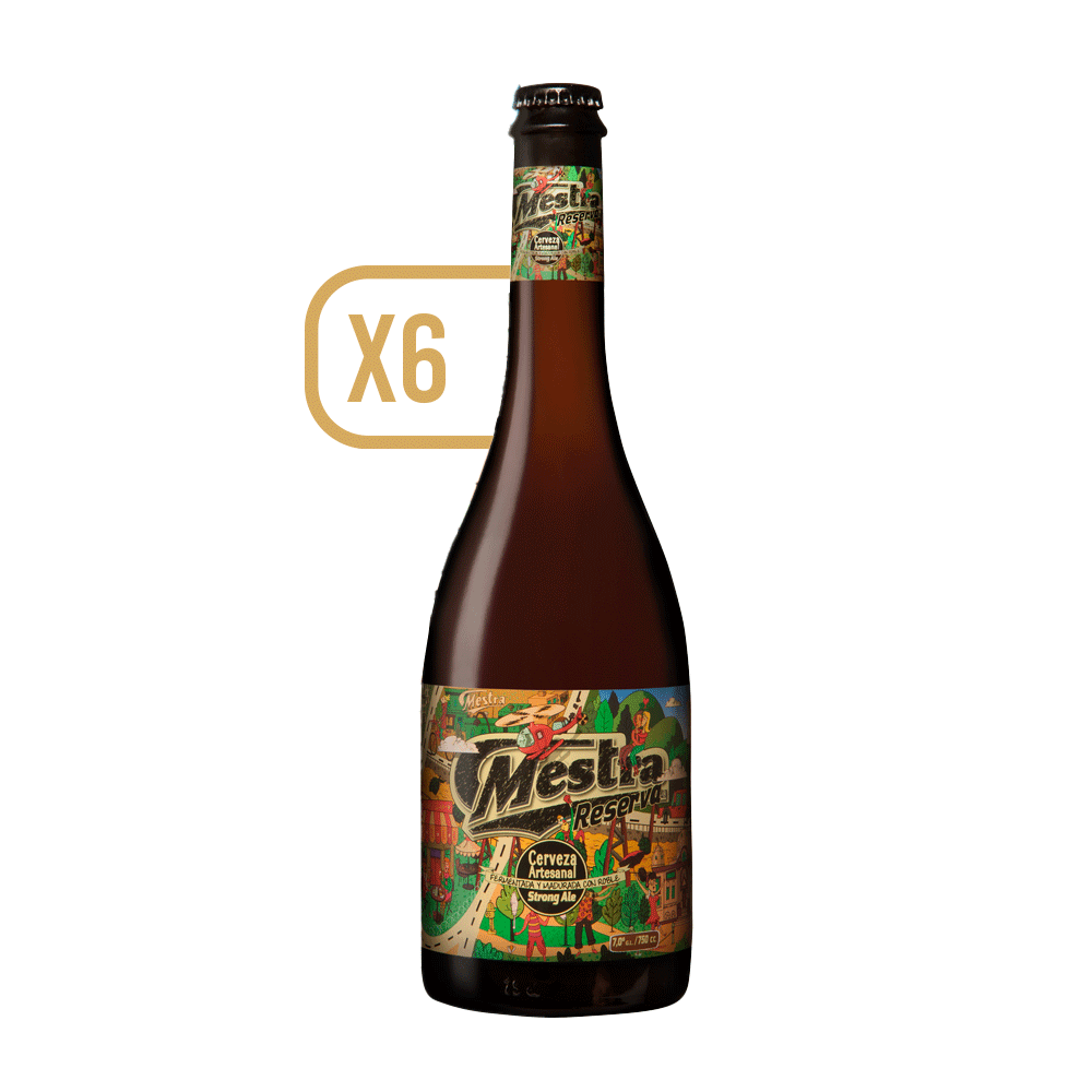 Pack 6x Cerveza Mestra Reserva 750cc