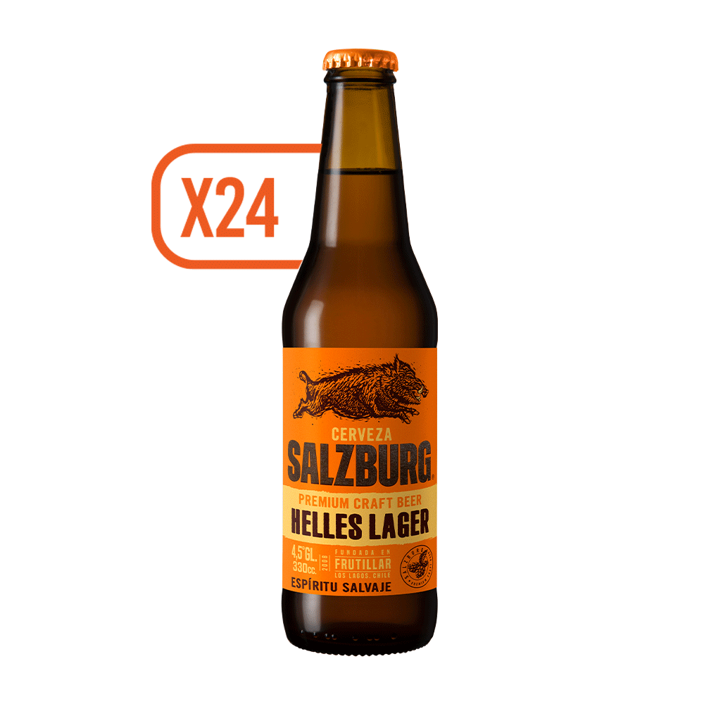 Pack 24x Cerveza Salzburg Helles 330cc