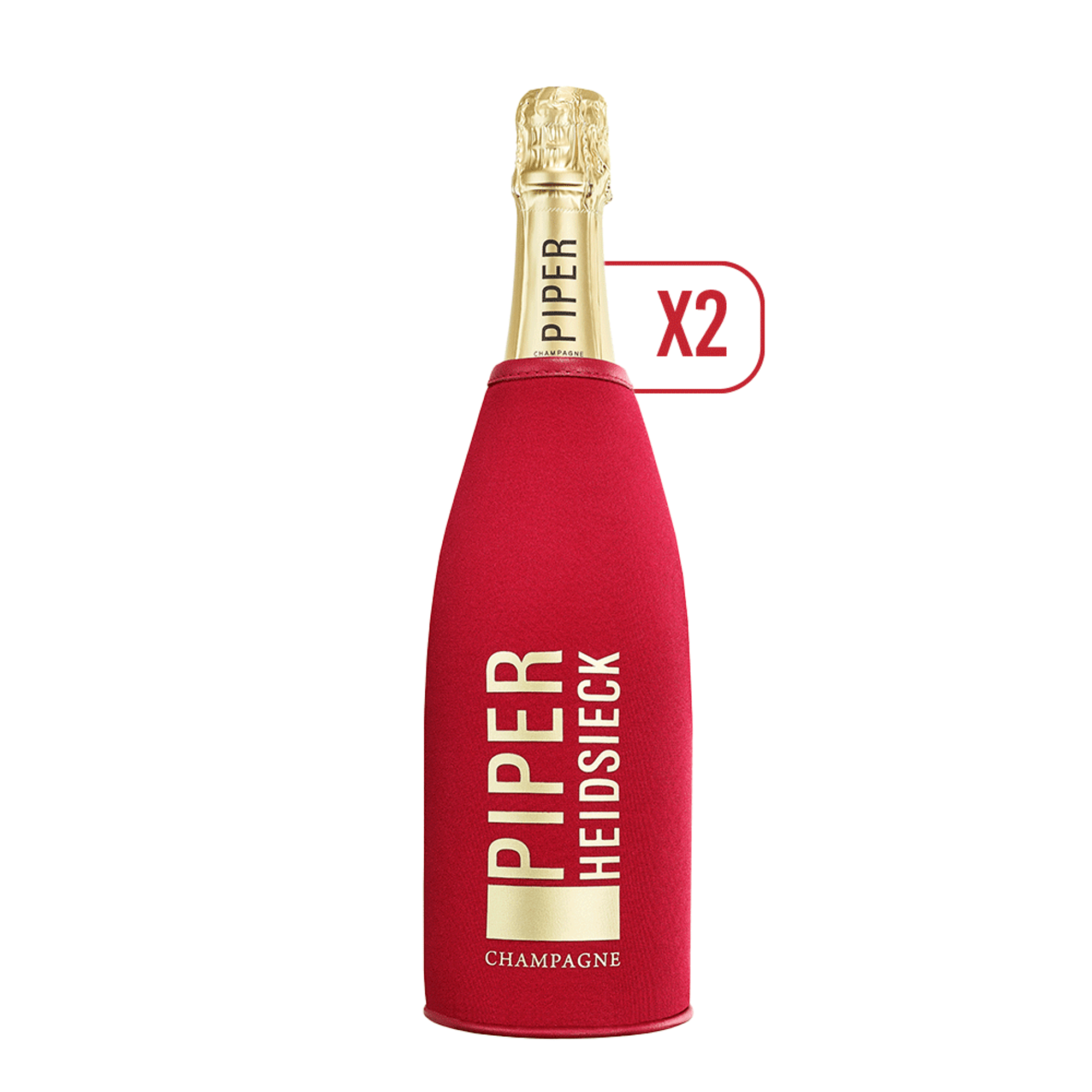 PIPER-HEIDSIECK シャンパン ２種まとめ売り Pack 2x Champagne Piper Heidsieck Jacket 750cc