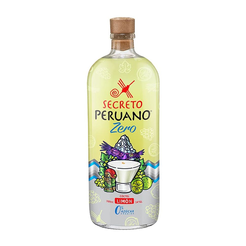 Pisco Sour Secreto Peruano Limon Zero 700cc