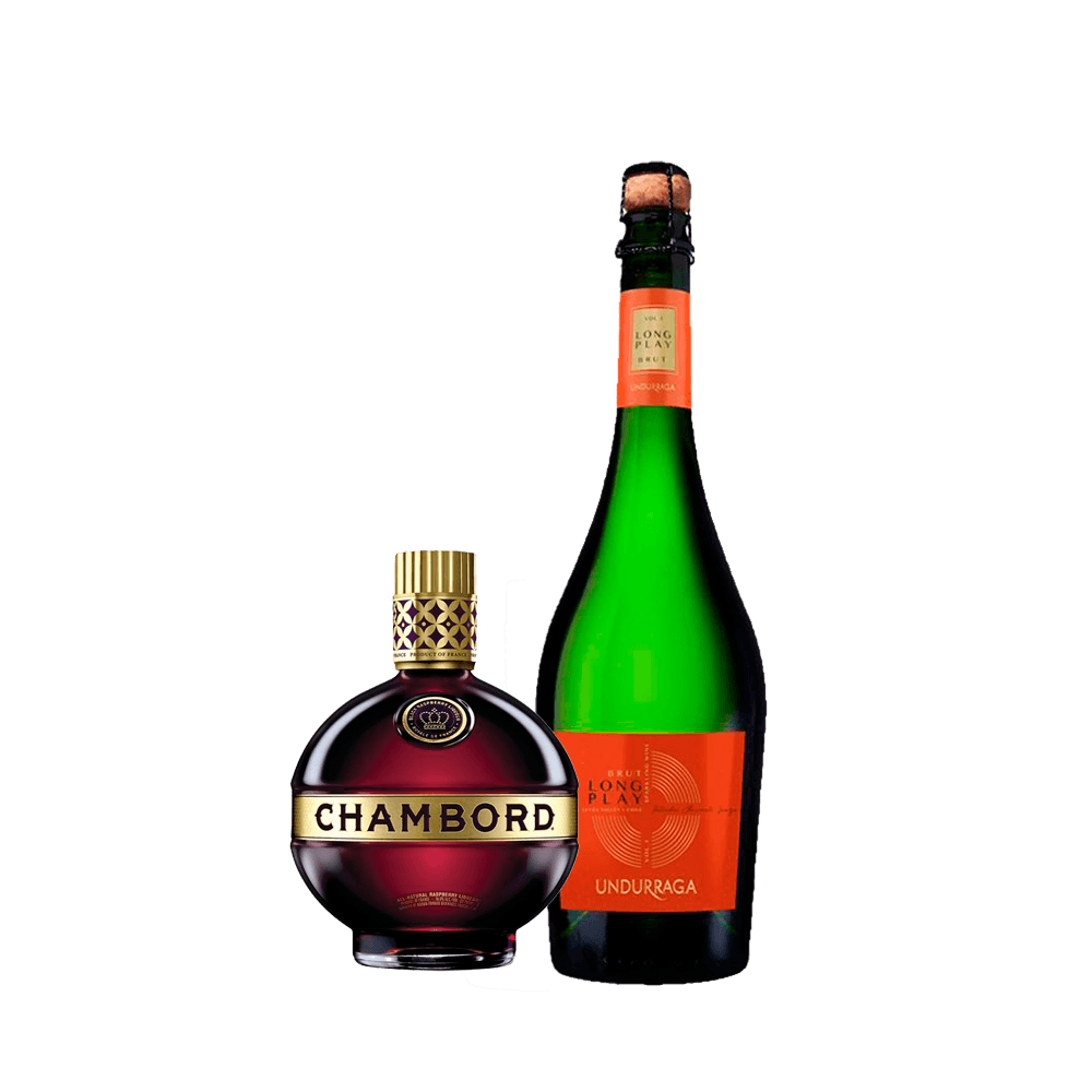 Chambord 750cc + Undurraga Brut Long Play 750cc