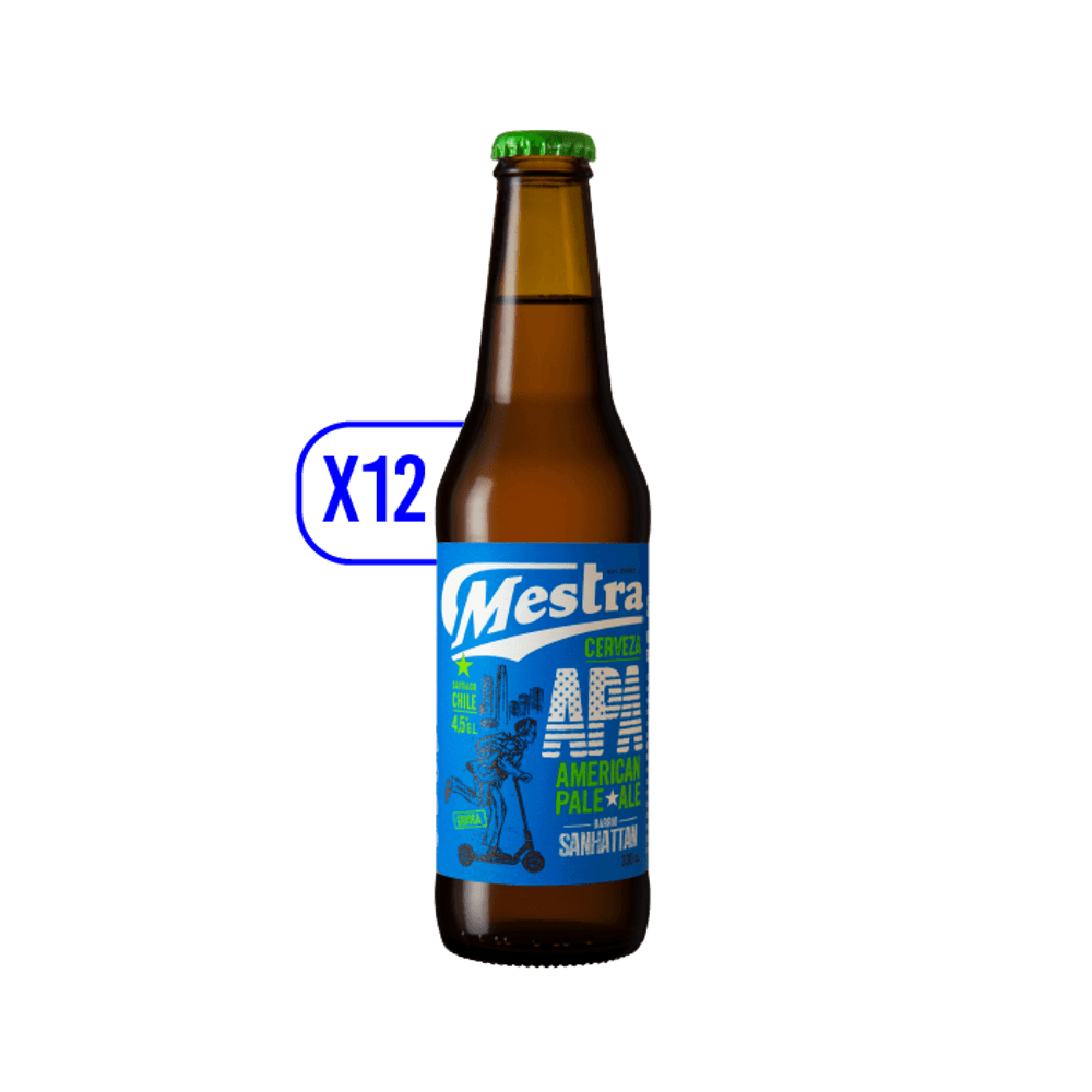 Pack 12x Cerveza Mestra American Pale Ale 330cc
