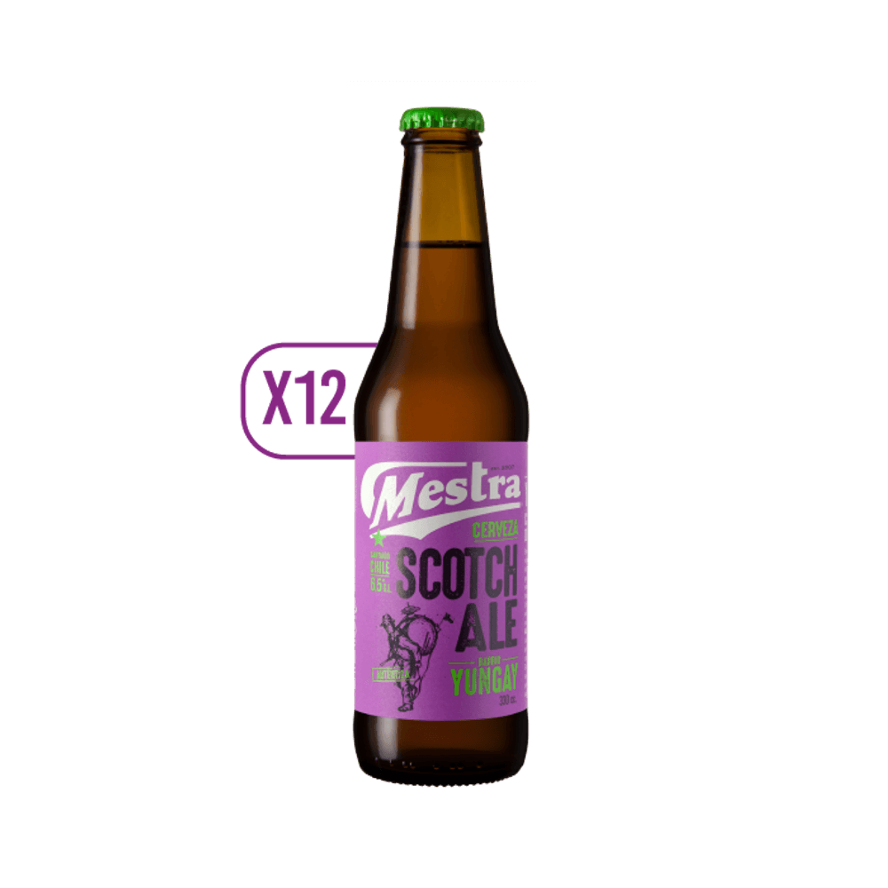 Pack 12x Cerveza Mestra Scotch Ale 330cc
