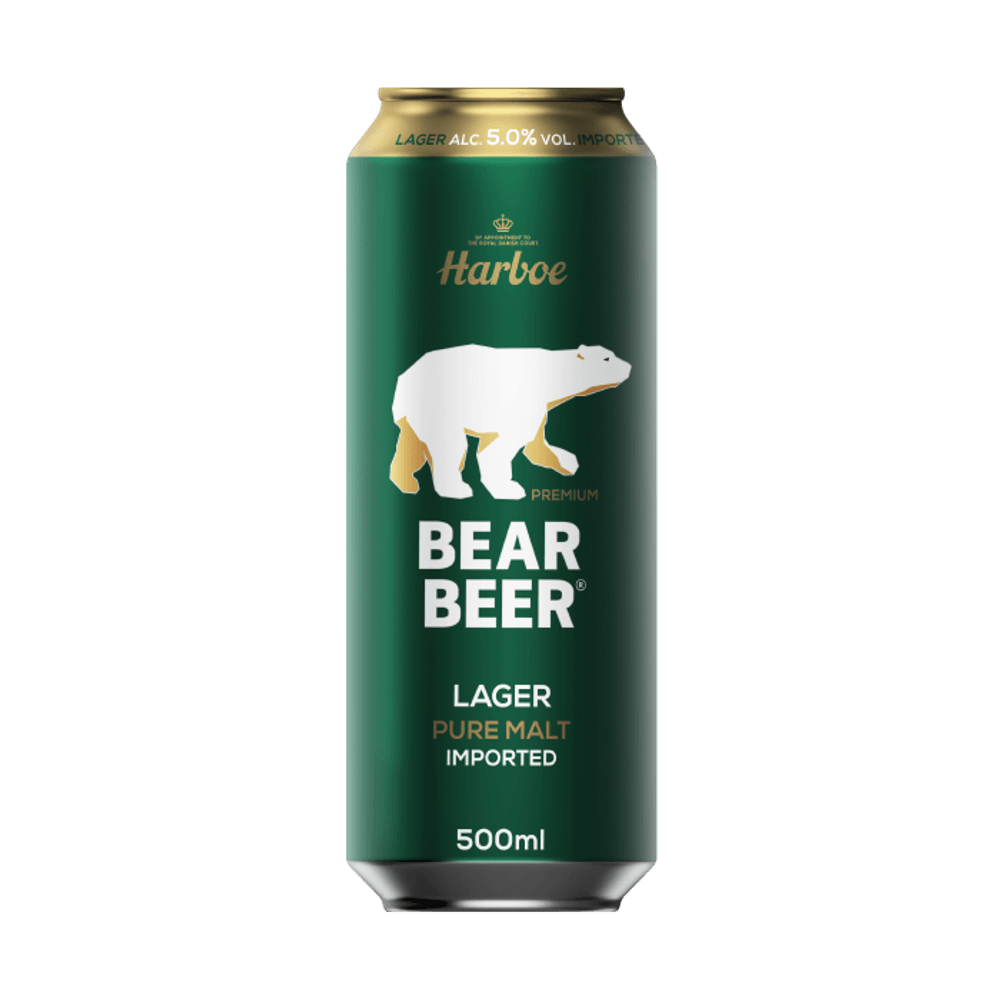 Pack 24x Cerveza Bear Beer Lager 500cc