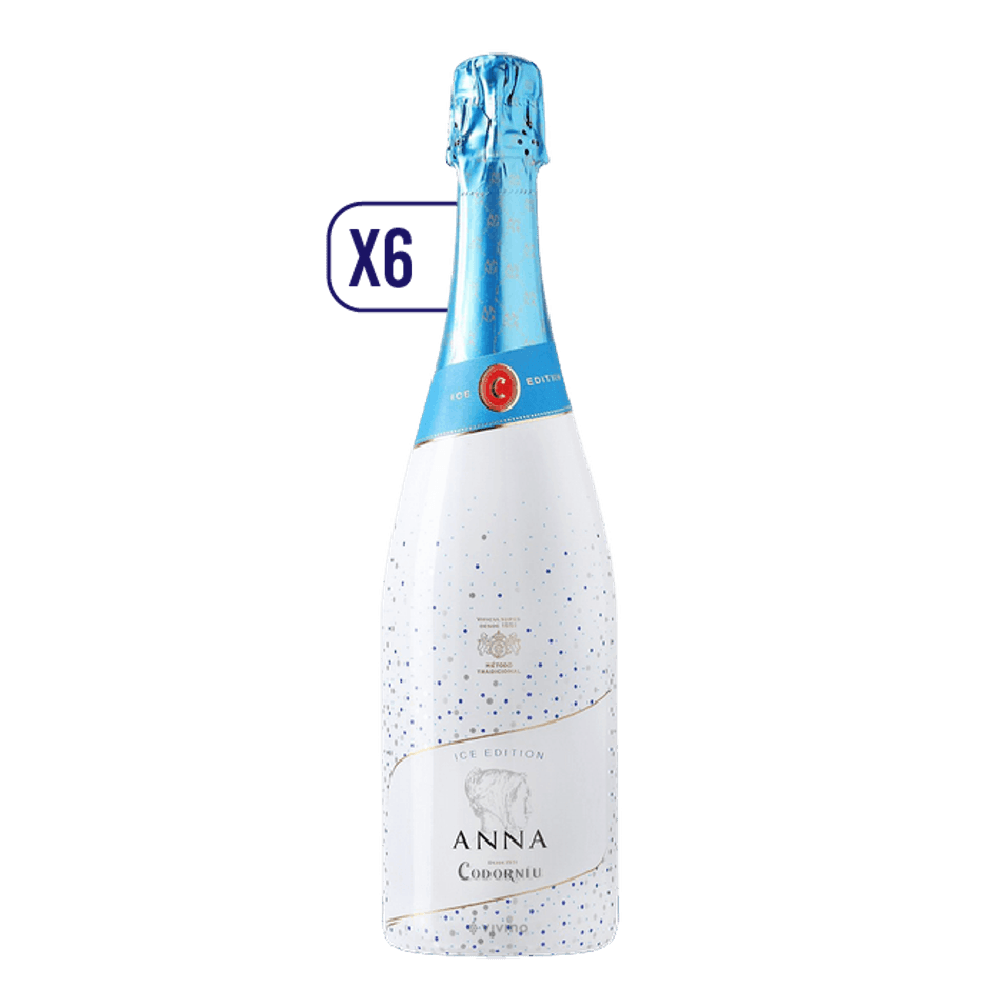 Pack 6x Espumante Codorniu Anna Ice 750cc