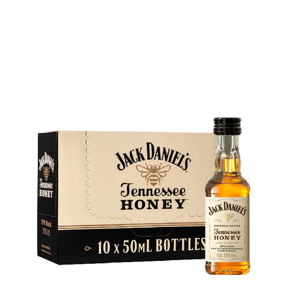 Pack 10x Miniatura Whiskey Jack Daniel´s Honey 50cc