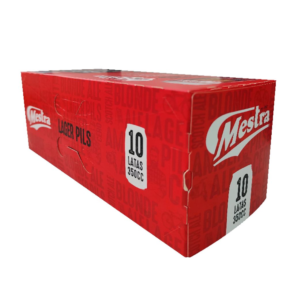 Pack 10x Cerveza Mestra Lager Pils 350cc