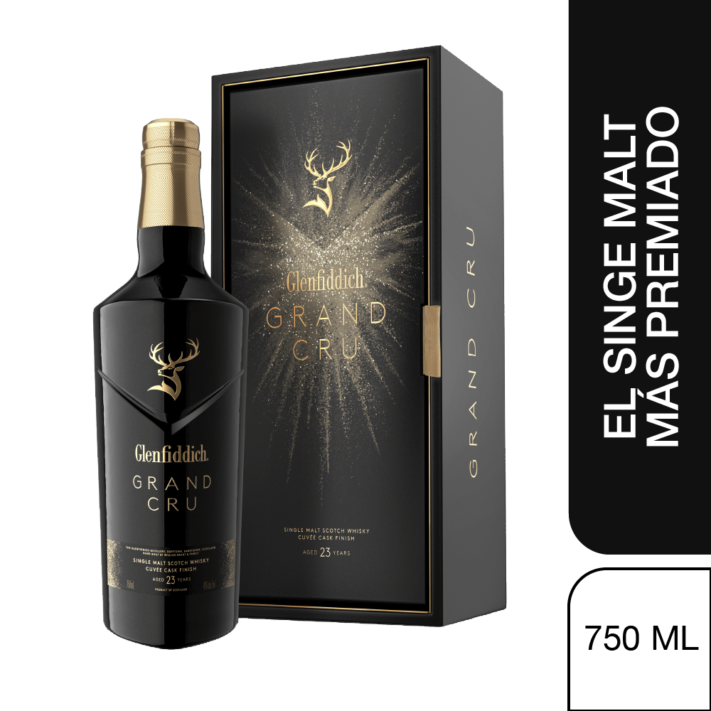 Whisky Escocés Glenfiddich 23 Años Grand Cru Single Malt 700cc