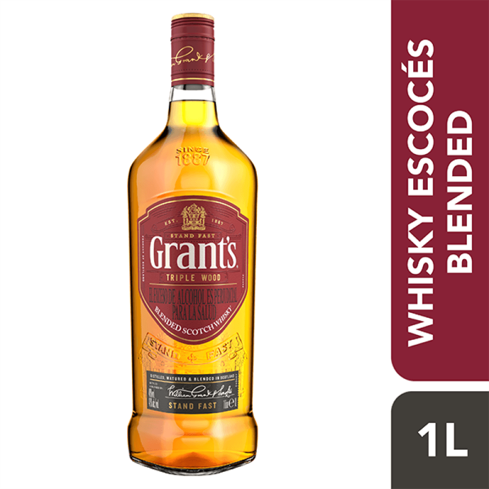 Whisky GRANT'S TRIPLE WOOD 1000CC