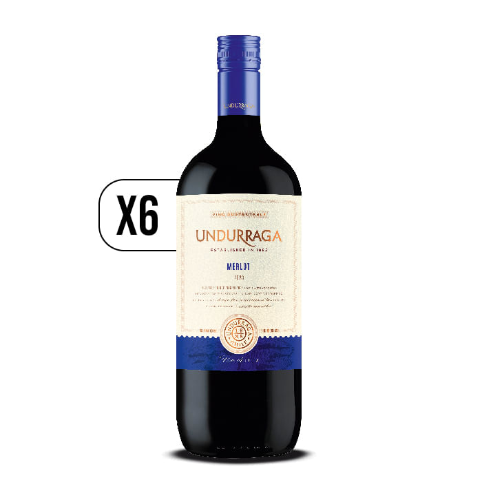 UNDURRAGA_1.5L_Merlot_x6