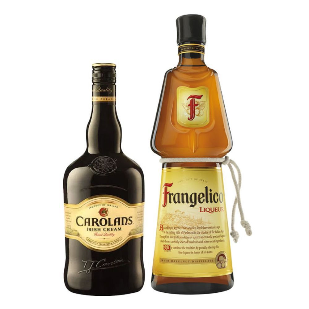 Bruja del Sur: Pack Carolans 750cc + Frangelico 700cc