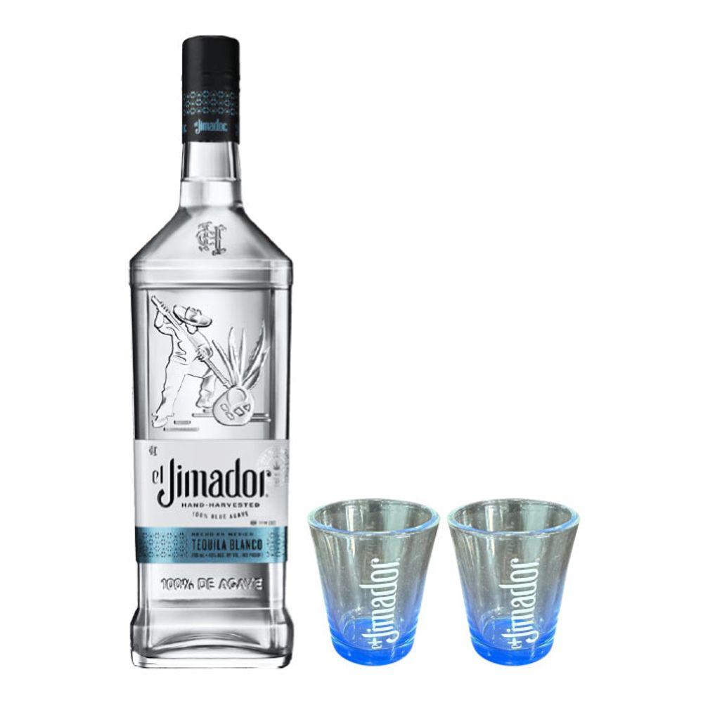 Pack Tequila Jimador Blanco+ 2 Shots