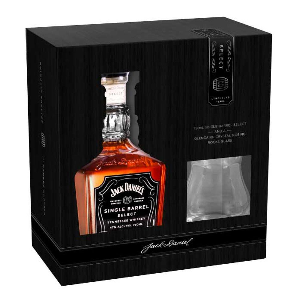 Pack Jack Daniels Single Barrel 47° 750cc + Copa Whiskey