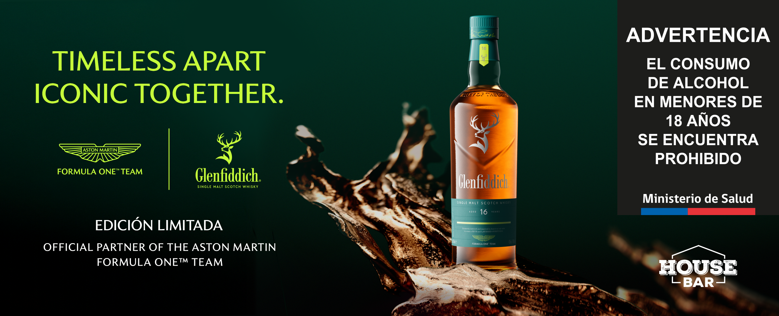 Glenfiddich 16 años edición limitada Formula 1