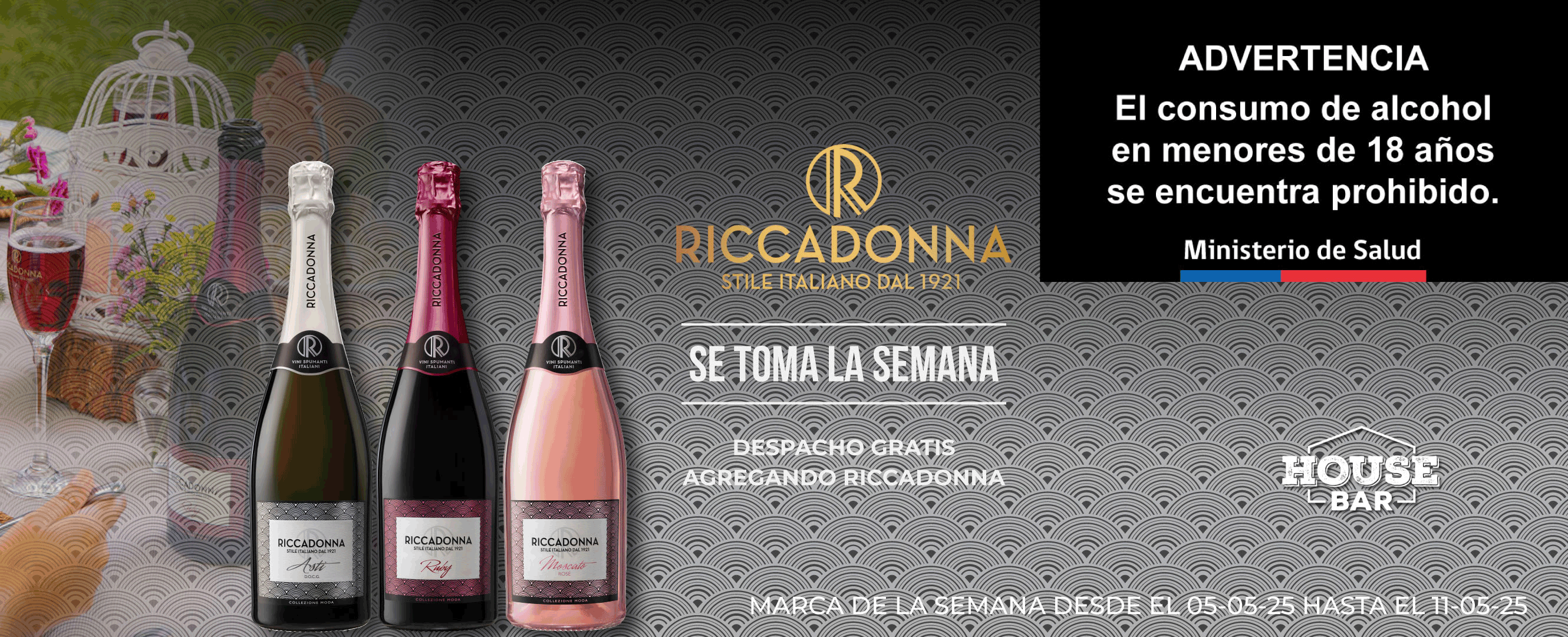 ¡Riccadonna se toma la semana! Despacho gratis agregando Riccadonna